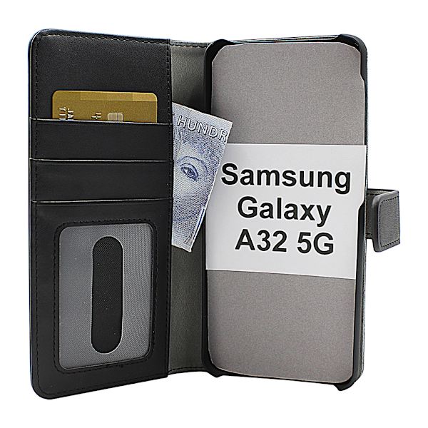 Skimblocker Magnet Fodral Samsung Galaxy A32 5G (A326B) Lila