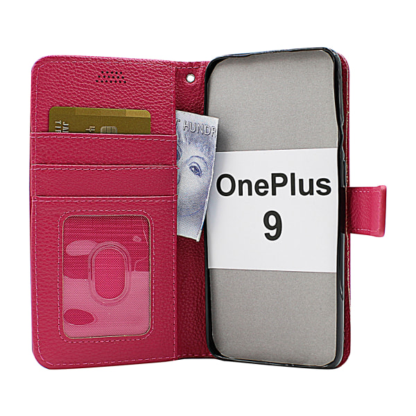 New Standcase Wallet OnePlus 9 Svart