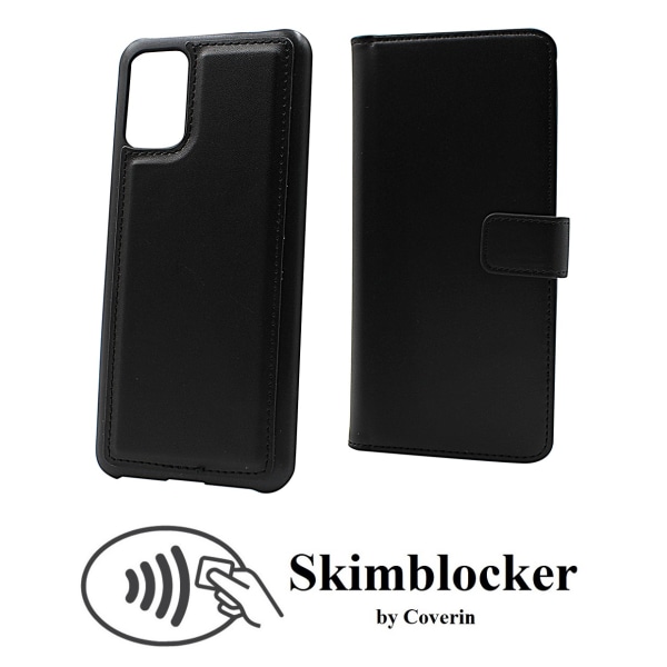 Skimblocker Magnet Fodral Samsung Galaxy A02s Svart