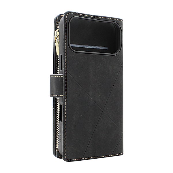 XL iPhone 17 Pro Max Lyx Plånboksfodral Brun