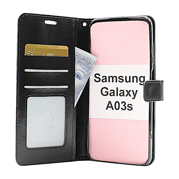Crazy Horse Wallet Samsung Galaxy A03s (SM-A037G) Lila