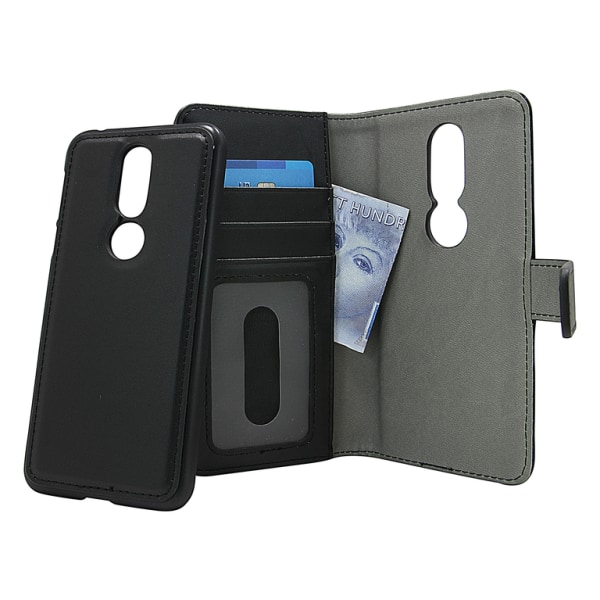 Skimblocker Magnet Wallet Nokia 7.1 Svart