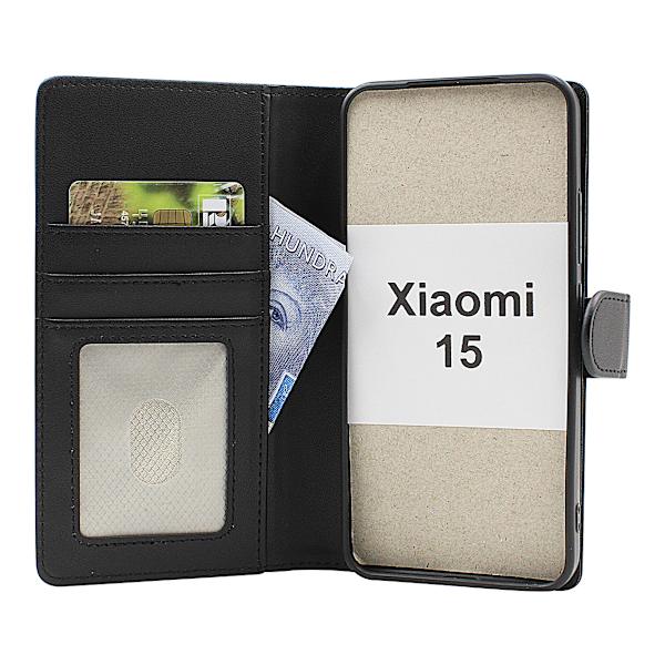 Skimblocker Xiaomi 15 Plånboksfodral Svart