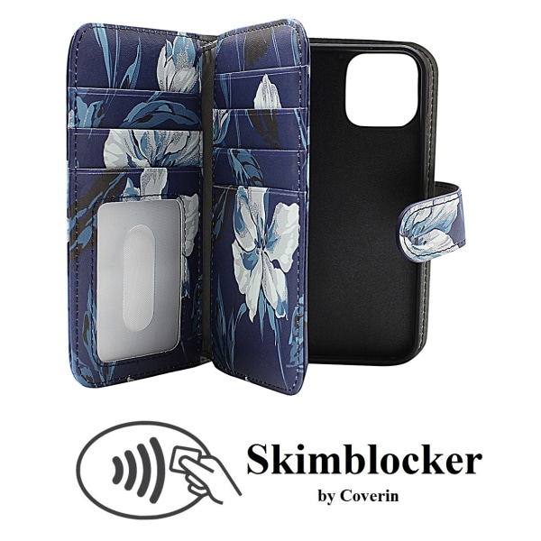 Skimblocker XL Magnet Designwallet iPhone 13 Mini (5.4)