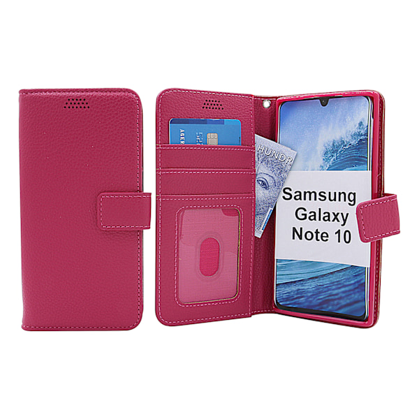 New Standcase Wallet Samsung Galaxy Note 10 (N970F/DS) Hotpink