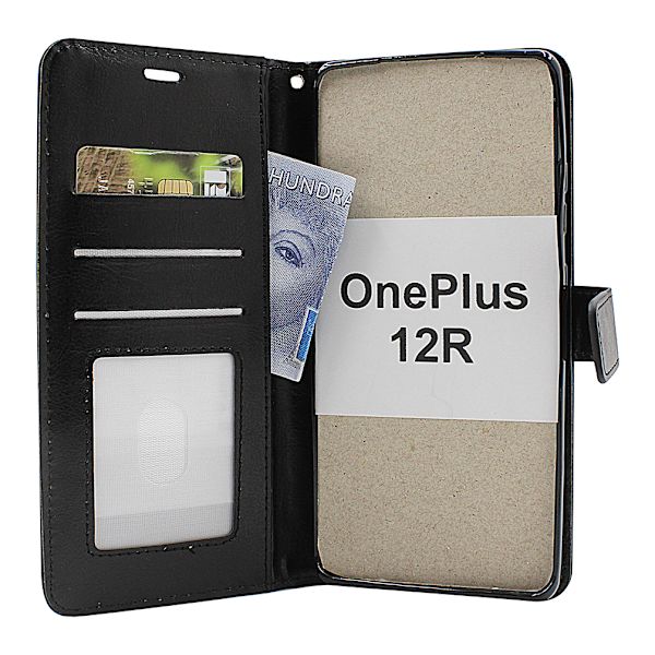 Crazy Horse Wallet OnePlus 12R 5G Hotpink