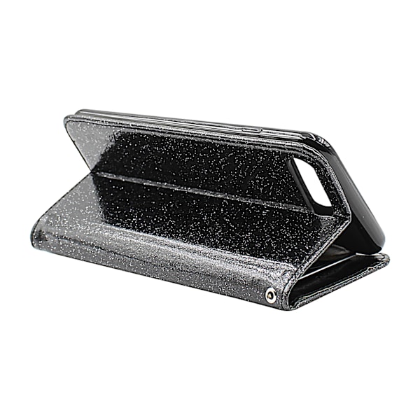 Standcase Glitter Wallet iPhone 7 Plus / 8 Plus Silver
