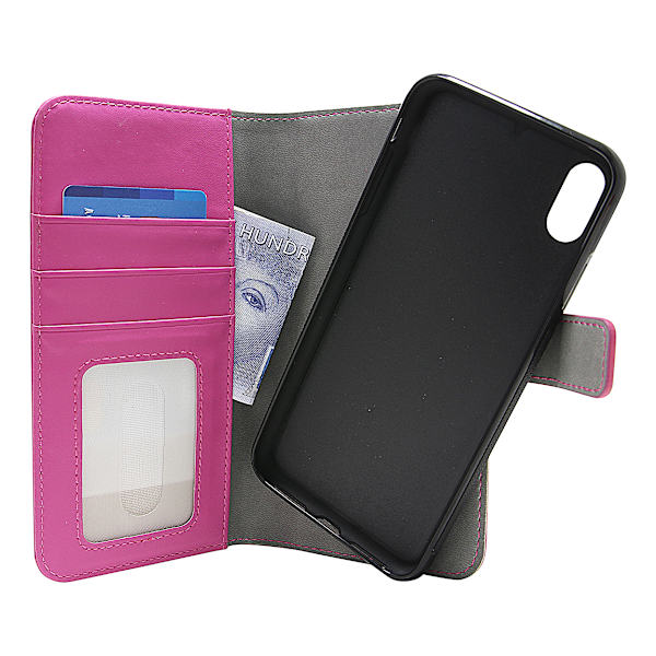 Skimblocker Magnet Wallet iPhone Xs Max Hotpink