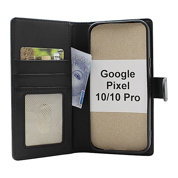 Skimblocker Google Pixel 10 / Pixel 10 Pro Plånboksfodral Brandy