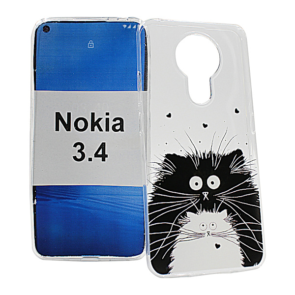 TPU Designcover Nokia 3.4