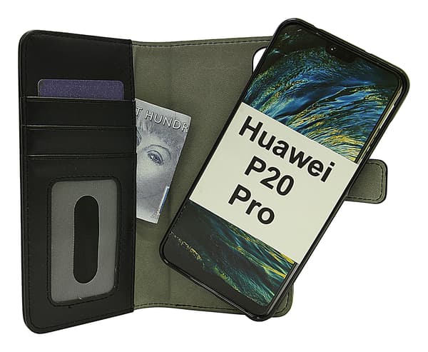Magnet Wallet Huawei P20 Pro Svart