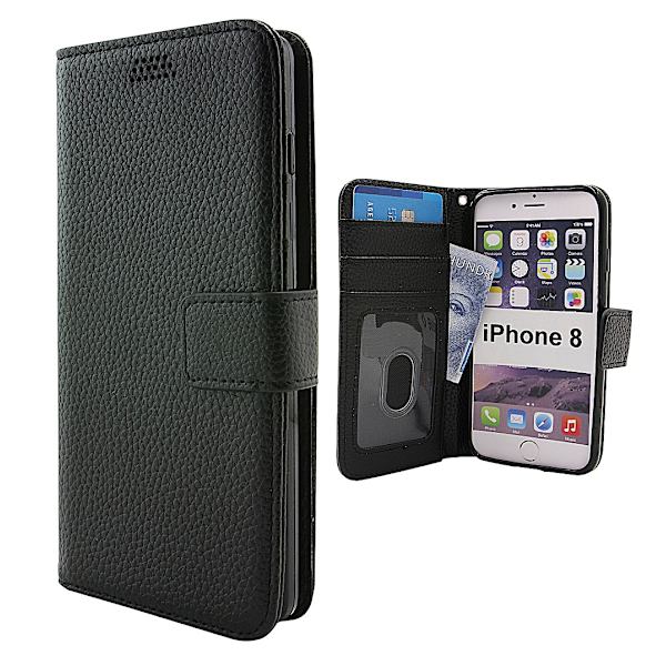 New Standcase Wallet iPhone 8 Svart G765