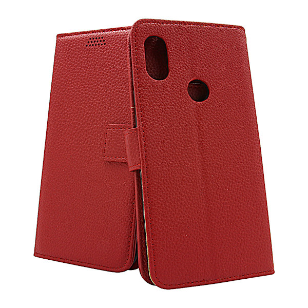 New Standcase Wallet Xiaomi Redmi Note 6 Pro Röd