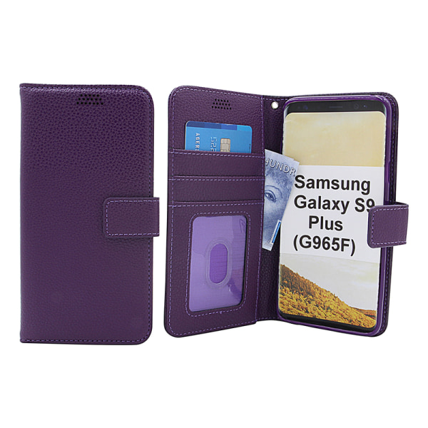 Standcase Wallet Samsung Galaxy S9 Plus (G965F) Svart