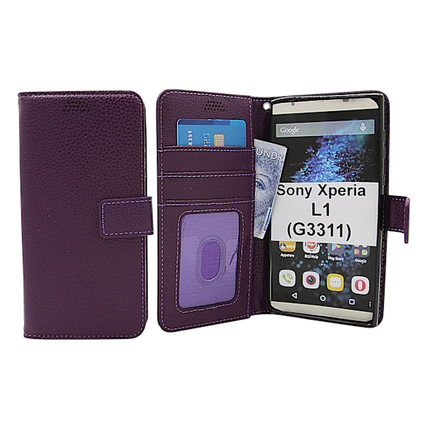 New Standcase Wallet Sony Xperia L1 (G3311) Lila