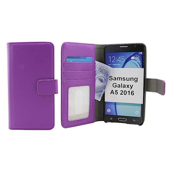 Skimblocker Magnet Wallet Samsung Galaxy A5 2016 (A510F) Lila
