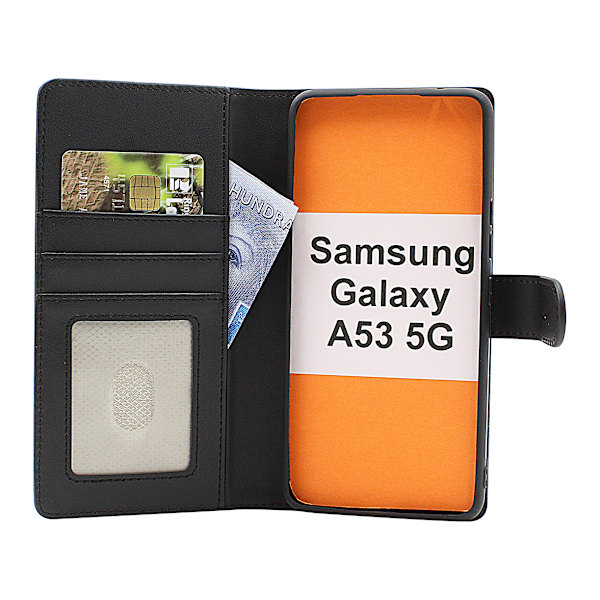 Skimblocker Samsung Galaxy A53 5G Magnet Plånboksfodral
