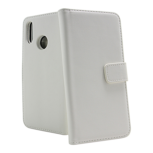 Skimblocker Magnet Wallet Huawei P Smart 2019 Vit