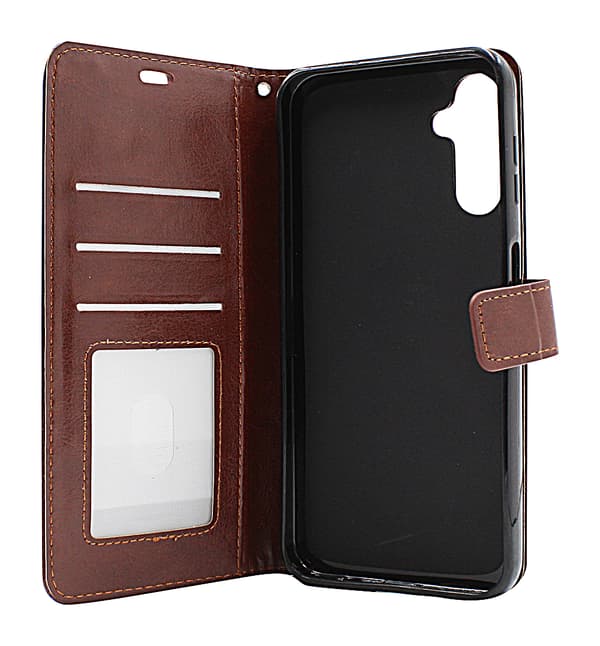 Crazy Horse Wallet Samsung Galaxy A14 5G Turkos
