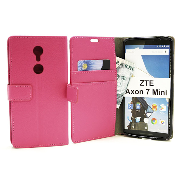 Standcase Wallet ZTE Axon 7 Mini Hotpink