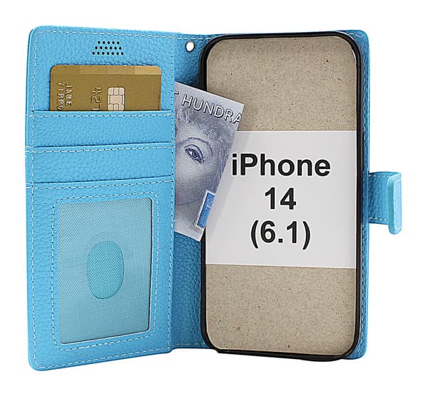 New Standcase Wallet iPhone 14 (6.1) Hotpink