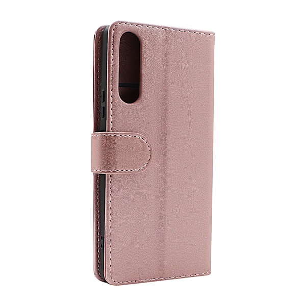 Zipper Standcase Wallet Sony Xperia 10 V 5G Grå