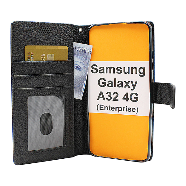 New Standcase Wallet Samsung Galaxy A32 4G (SM-A325F) Brun