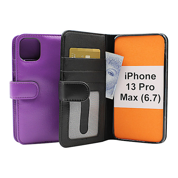 Skimblocker Plånboksfodral iPhone 13 Pro Max (6.7) Svart