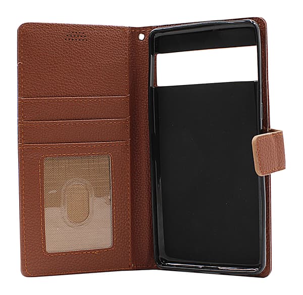New Standcase Wallet Google Pixel 7 Pro 5G Brun