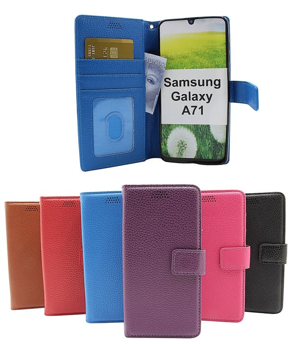 New Standcase Wallet Samsung Galaxy A71 (A715F/DS) Lila