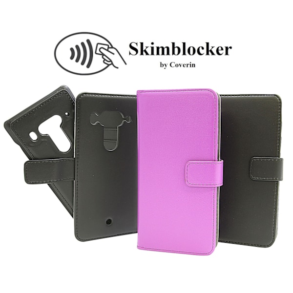 Skimblocker Magnet Wallet HTC U12 Plus / HTC U12+ Svart