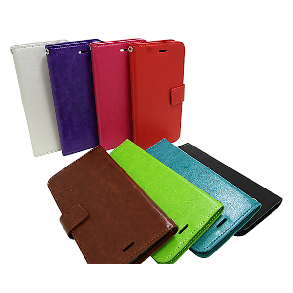 Crazy Horse Wallet Nokia 8 Sirocco Turkos