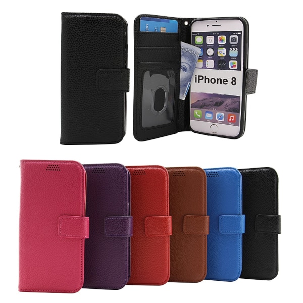 New Standcase Wallet iPhone 8 Brun G764