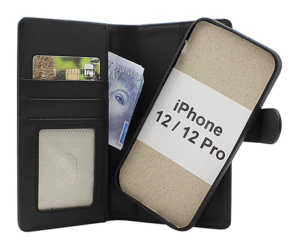 Skimblocker iPhone 12 / 12 Pro Magnet Plånboksfodral
