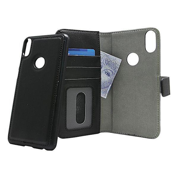 Skimblocker Magnet Wallet Asus Zenfone Max Pro M1 (ZB602KL) Svart