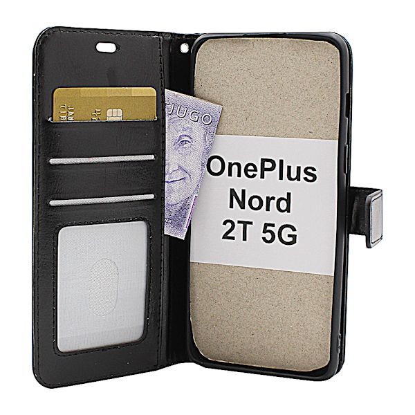 Crazy Horse Wallet OnePlus Nord 2T 5G Grön