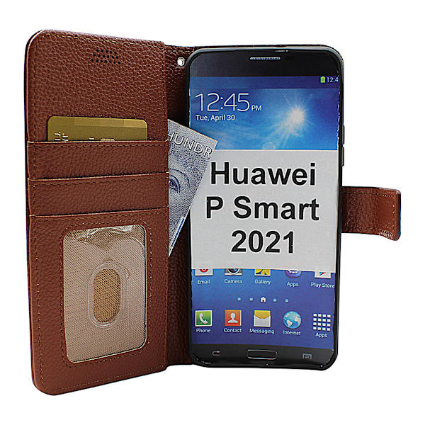 New Standcase Wallet Huawei P Smart 2021 Hotpink