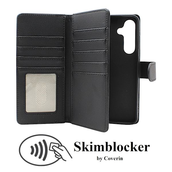 Skimblocker Samsung Galaxy S24 FE XL Plånboksfodral Svart