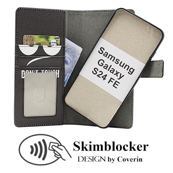 Skimblocker Samsung Galaxy S24 FE Magnetfodral Design