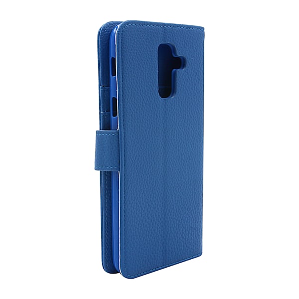 New Standcase Wallet Samsung Galaxy A6+ 2018 (A605FN/DS) Blå