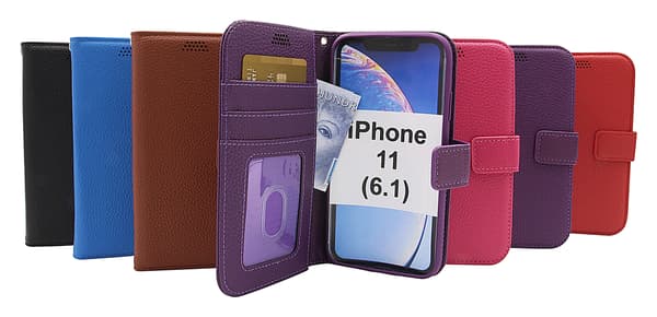 New Standcase Wallet iPhone 11 (6.1) Röd