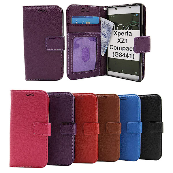 New Standcase Wallet Sony Xperia XZ1 Compact (G8441) Lila