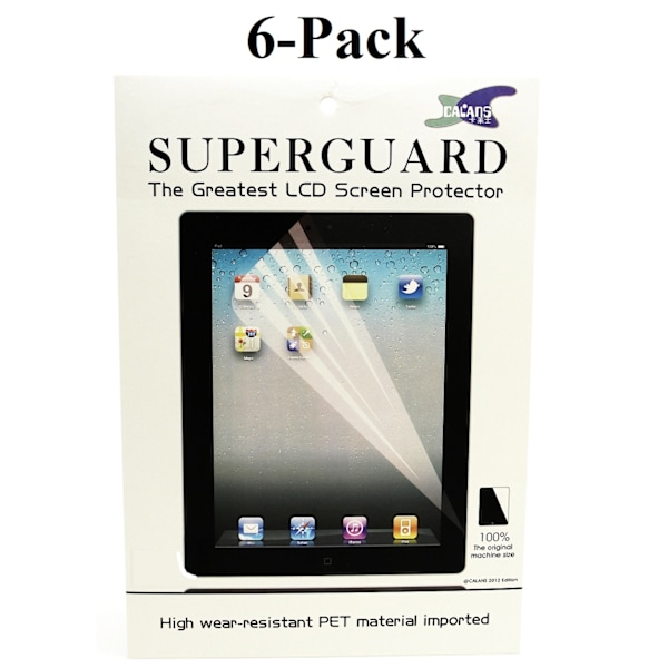 6-Pack Skärmskydd Asus ZenPad 3s 10 (Z500M / Z500KL)