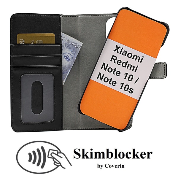 Skimblocker Magnet Fodral Xiaomi Redmi Note 10 / Note 10s