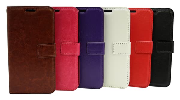 Crazy Horse Wallet LG K9 2018 (LMX210) Röd