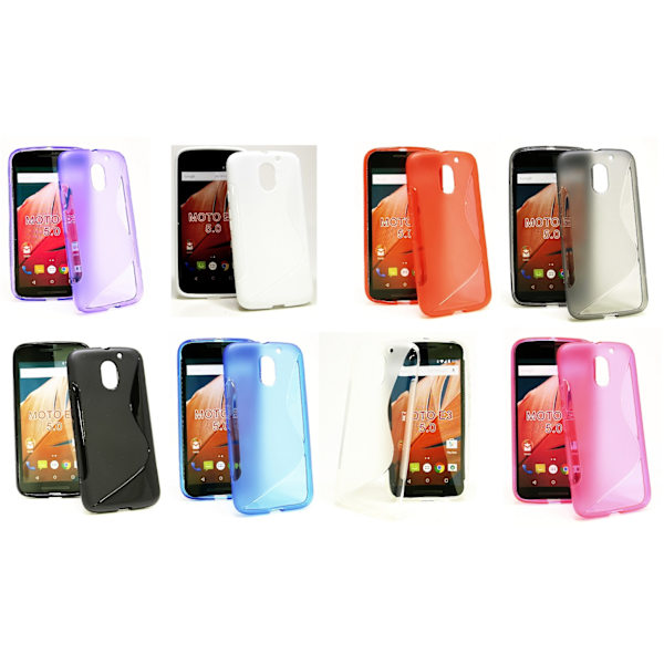 S-Line Skal Lenovo Motorola Moto E3 / 3rd generation Blå