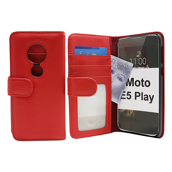 Skimblocker Plånboksfodral Motorola Moto E5 Play Röd