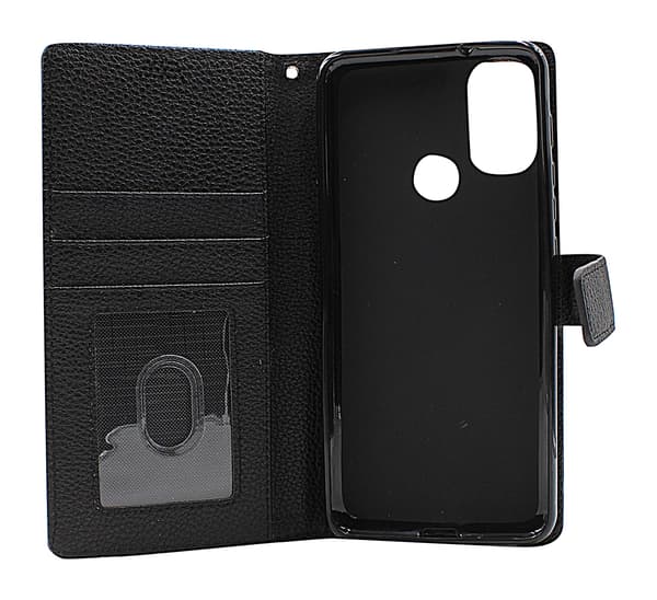 New Standcase Wallet Motorola Moto E40 Ljusblå