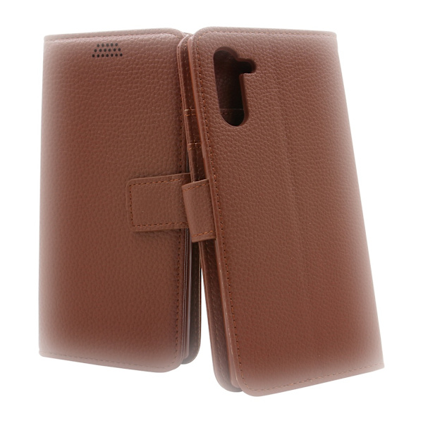 New Standcase Wallet Samsung Galaxy Note 10 (N970F/DS) Brun