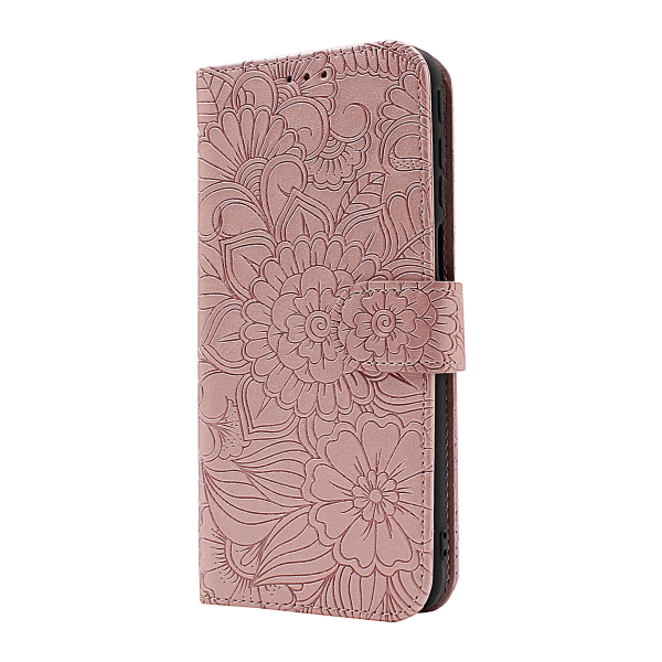 Flower Standcase Wallet Motorola Moto G31/G41 Lila